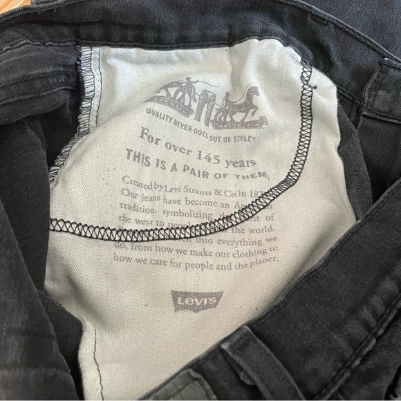 Levi's Jeans Mens 38 X 31 Black 541 Athletic Taper Fit Denim Cotton Western - Picture 2 of 13